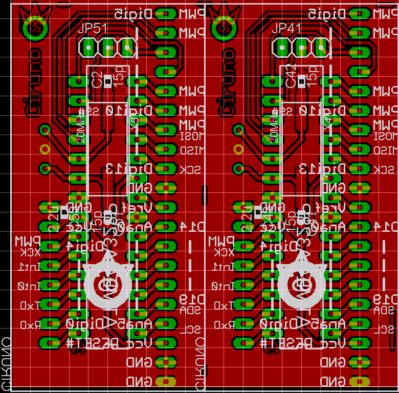 board layout of the Ciruno